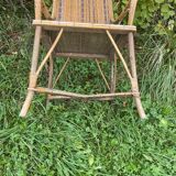rattan cane armchair