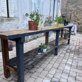 Old workbench 3m30 all in wood