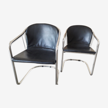 Pair of Gastone Rinaldi armchairs