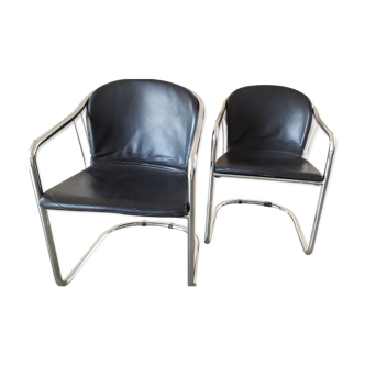 Pair of Gastone Rinaldi armchairs