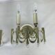 Pair of Ovali wall lights by Sciolari 70s
