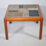 Teak Mosaic Side Table by Sallingboe Jellin 1970s
