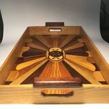 Wooden serving tray
