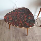 Tripod coffee table, formica tray