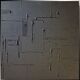 Minimalist monochrome abstract painting black