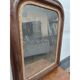 Miroir de cheminée 19ème bois et stuc