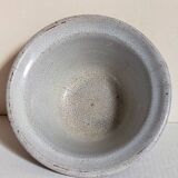19th century enamelled earthenware salad bowl