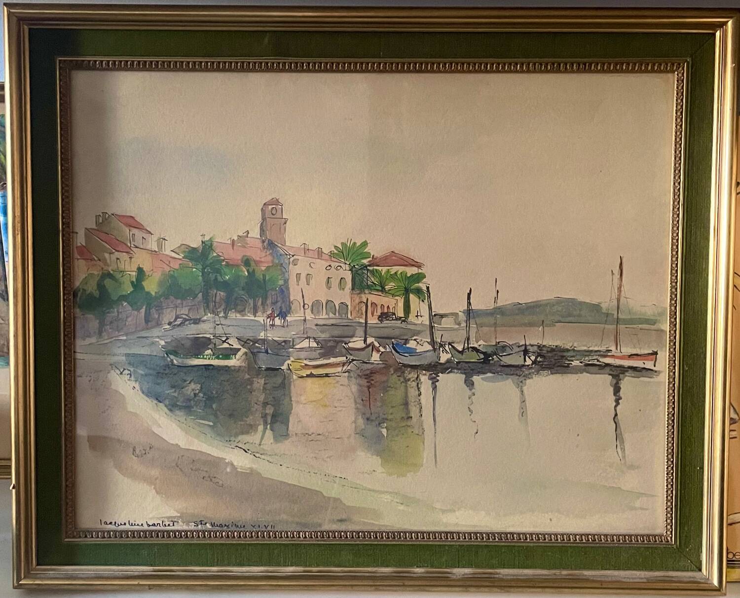 watercolour from the 1930s by Jacqueline Barbet