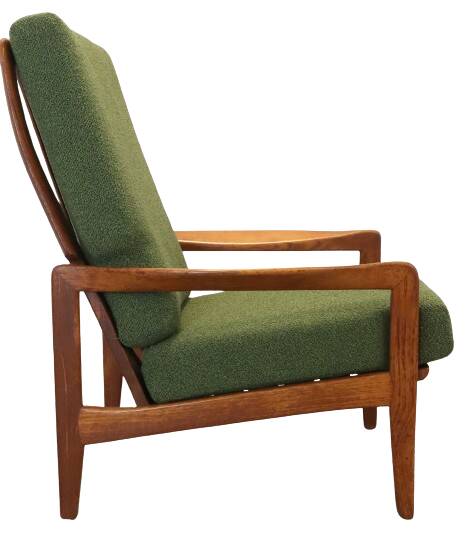 Fauteuil vintage en teck, milieu XXème