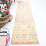 Southwestern vintage runner rug 297x75cm