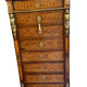 Secretary Ancien, Napoleon III, Late Nineteenth Century, Marquetry And Gilded Bronze