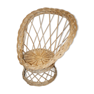 Fauteuil rotin enfant