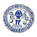 Plat en porcelaine Le millenium
