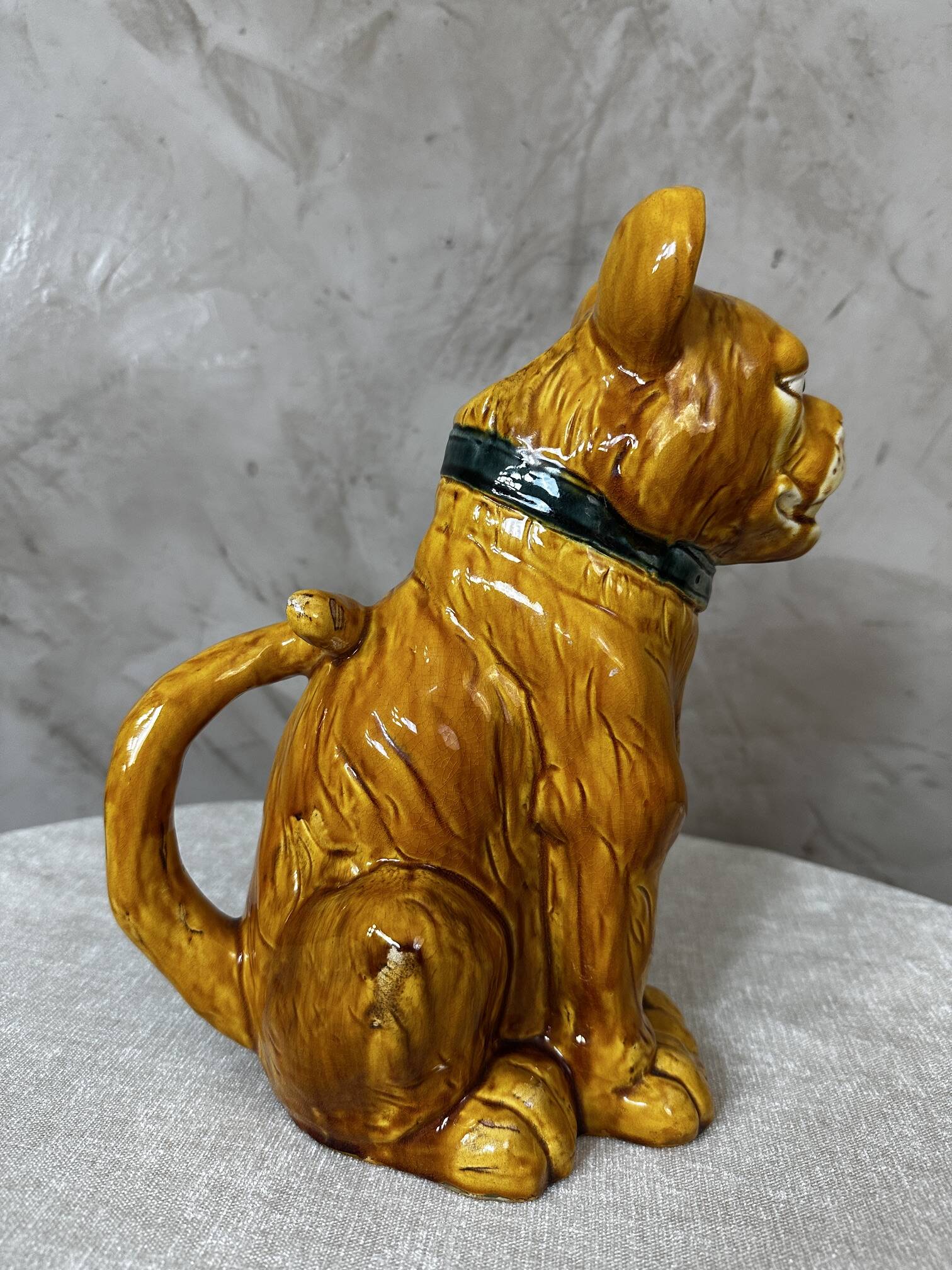 Dog ceramic jug