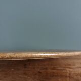 Round tray display for cake or cheese stoneware trivet