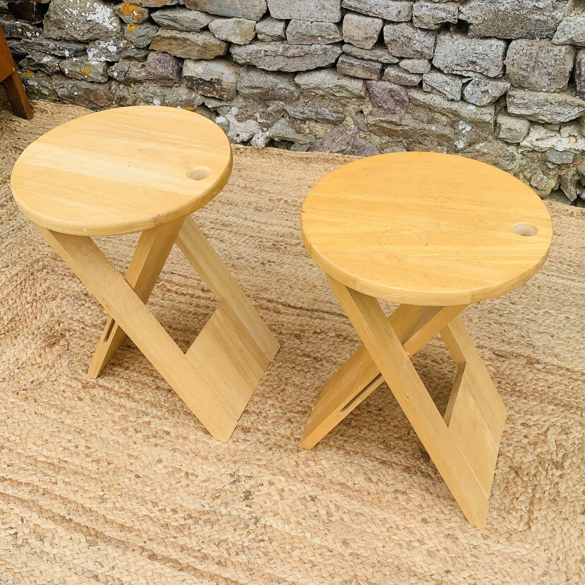 Vintage Suzy folding stools by Adrian Reed