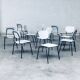 Industrial Dutch Stacking Chairs, 1960s, Set of 10