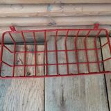 Sponge soap holder support Metal red