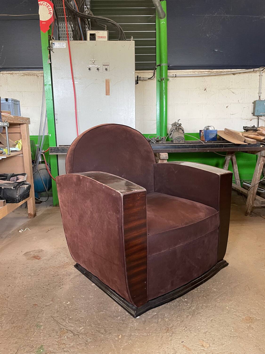 Art deco club chair