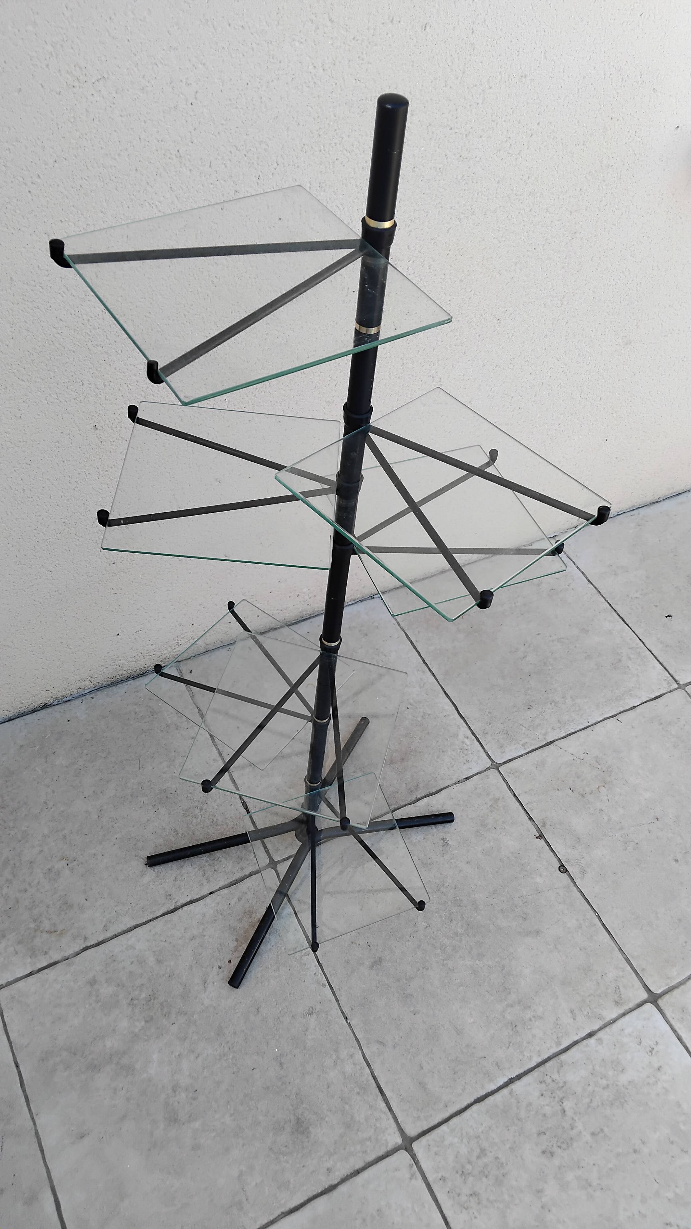 92.5 cm vintage 60s display shelf