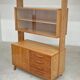 High sideboard, wooden display cabinet by Frantisek Jirak – 1960