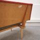 Day bed tissu rouge