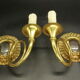 Paire d'appliques aux cors de chasse