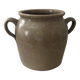 Old grease pot, glazed stoneware