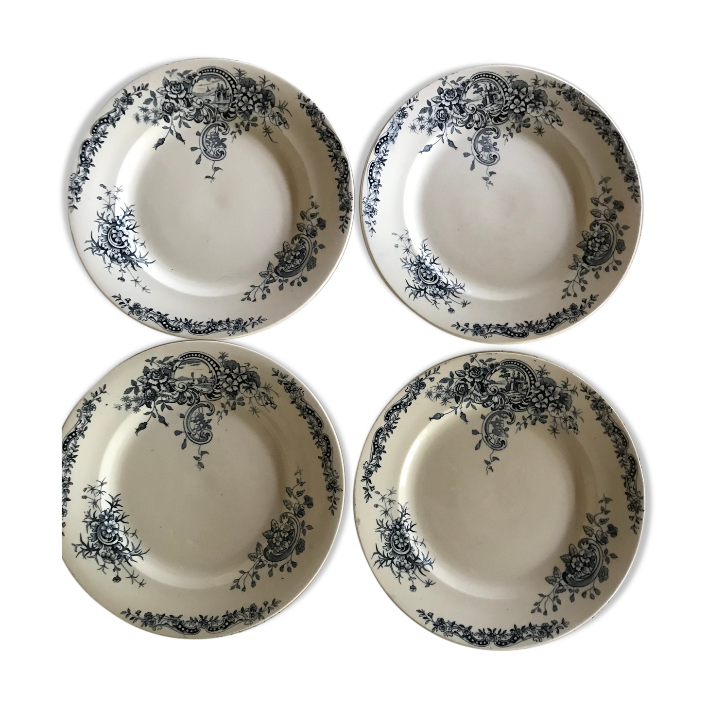 Lot of 4 plates - Salin - Iron Land