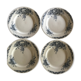 Lot de 4 assiettes Salin Terre de Fer