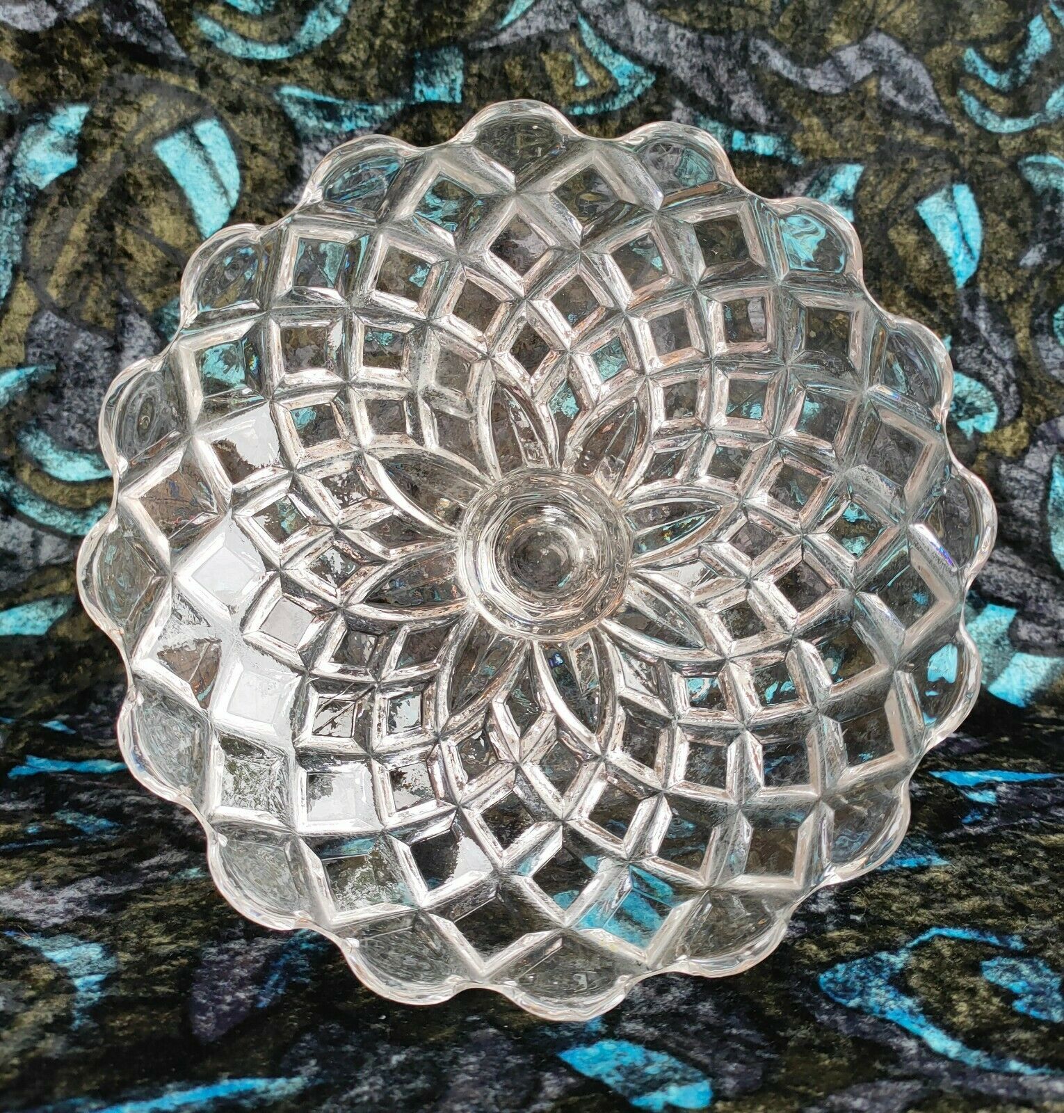 Crystal compotier Baccarat xixth