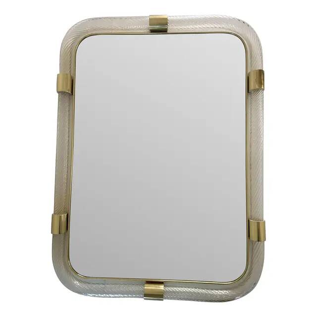 Handcrafted Italian Murano Torchon Wall Mirror by Simoeng for Simoeng