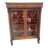 Antique glass dresser