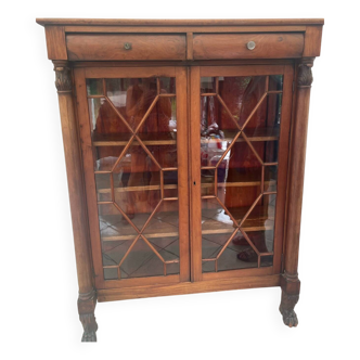 Antique glass dresser