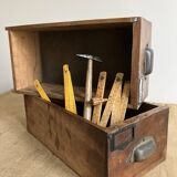 Reserved Andrea - 6 old workshop drawers