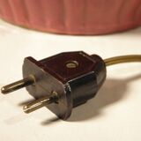 Art Deco three-light ceramic lamp