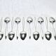 Georg jensen cutlery - cypress model - 133 pieces, sterling silver