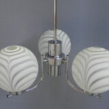 Vintage chandelier with 3 globes