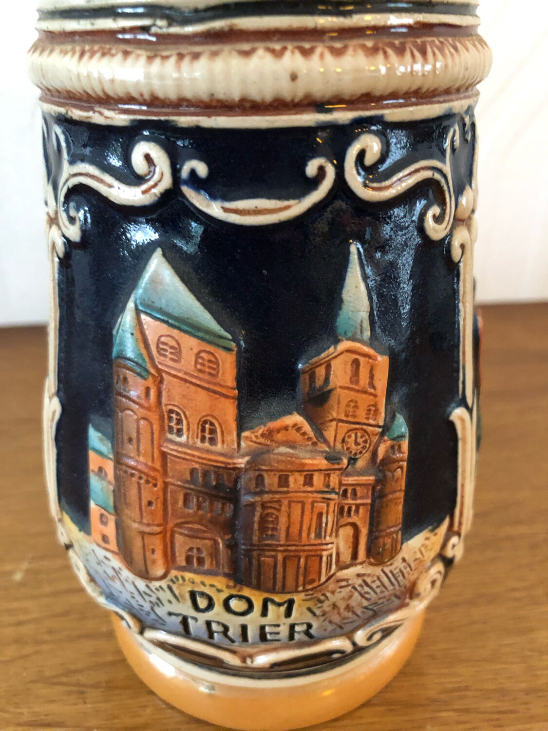 Vintage German ceramic beer mug