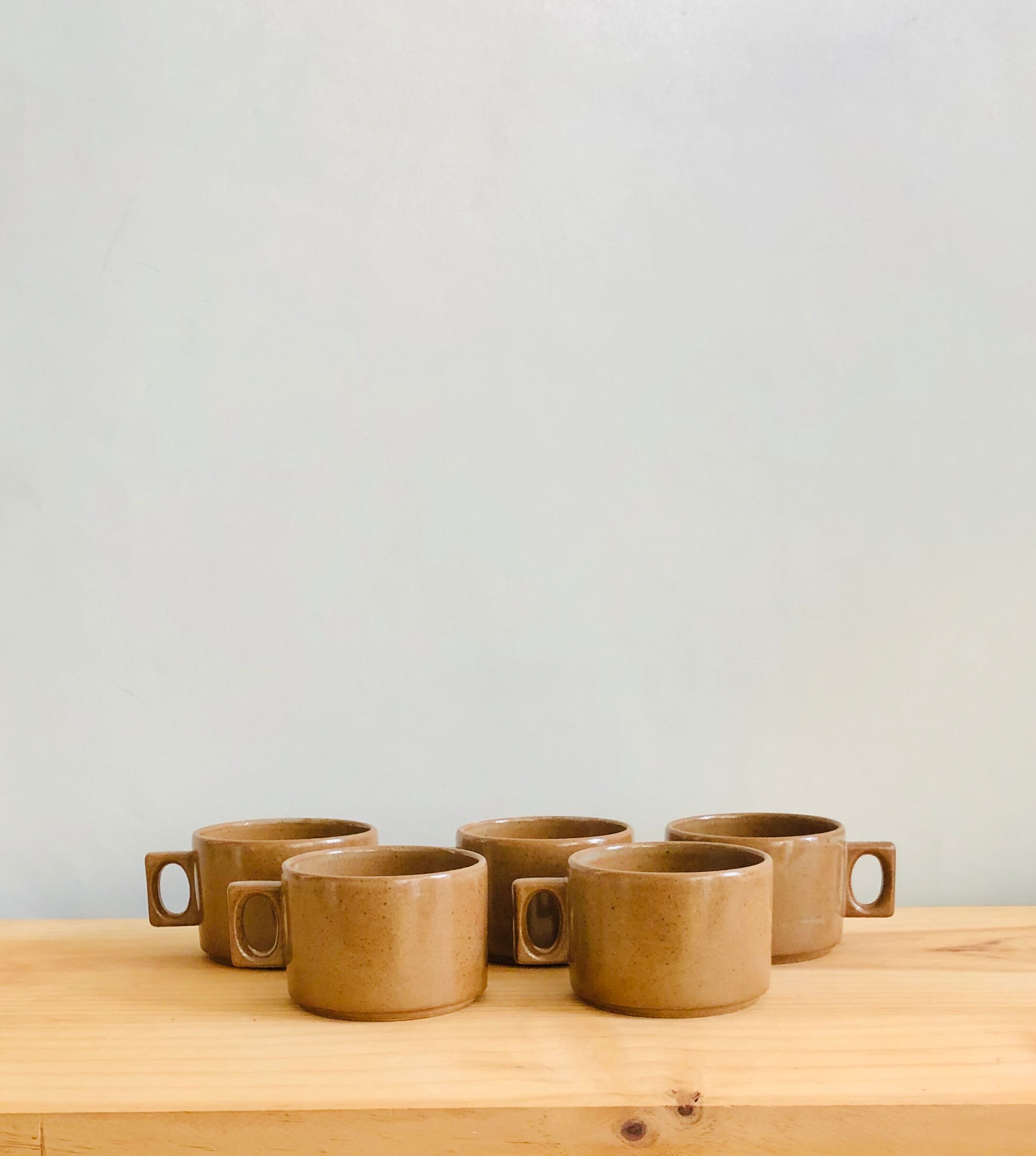 Brenne sandstone 5-cup coffee cup set