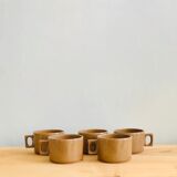 Brenne sandstone 5-cup coffee cup set