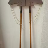 Wooden horses stick on wheels