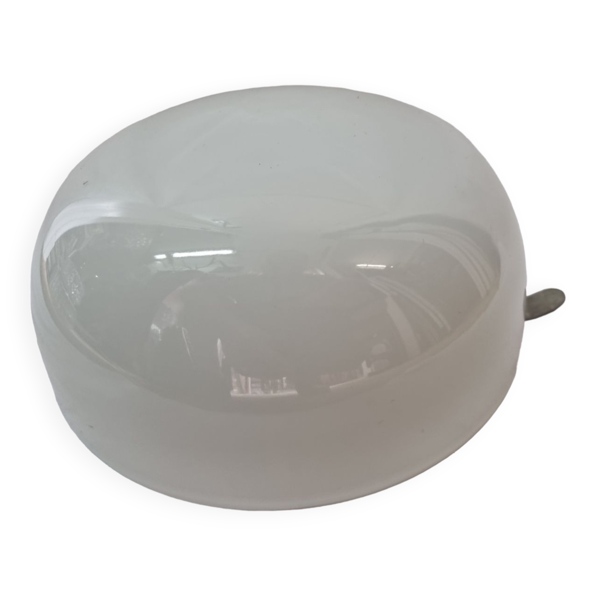 White opaline ceiling lamp