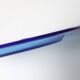 Plat en verre cobalt vintage : pièce maîtresse du milieu du siècle, Borgonovo Italie