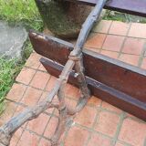 Cast iron garden bench