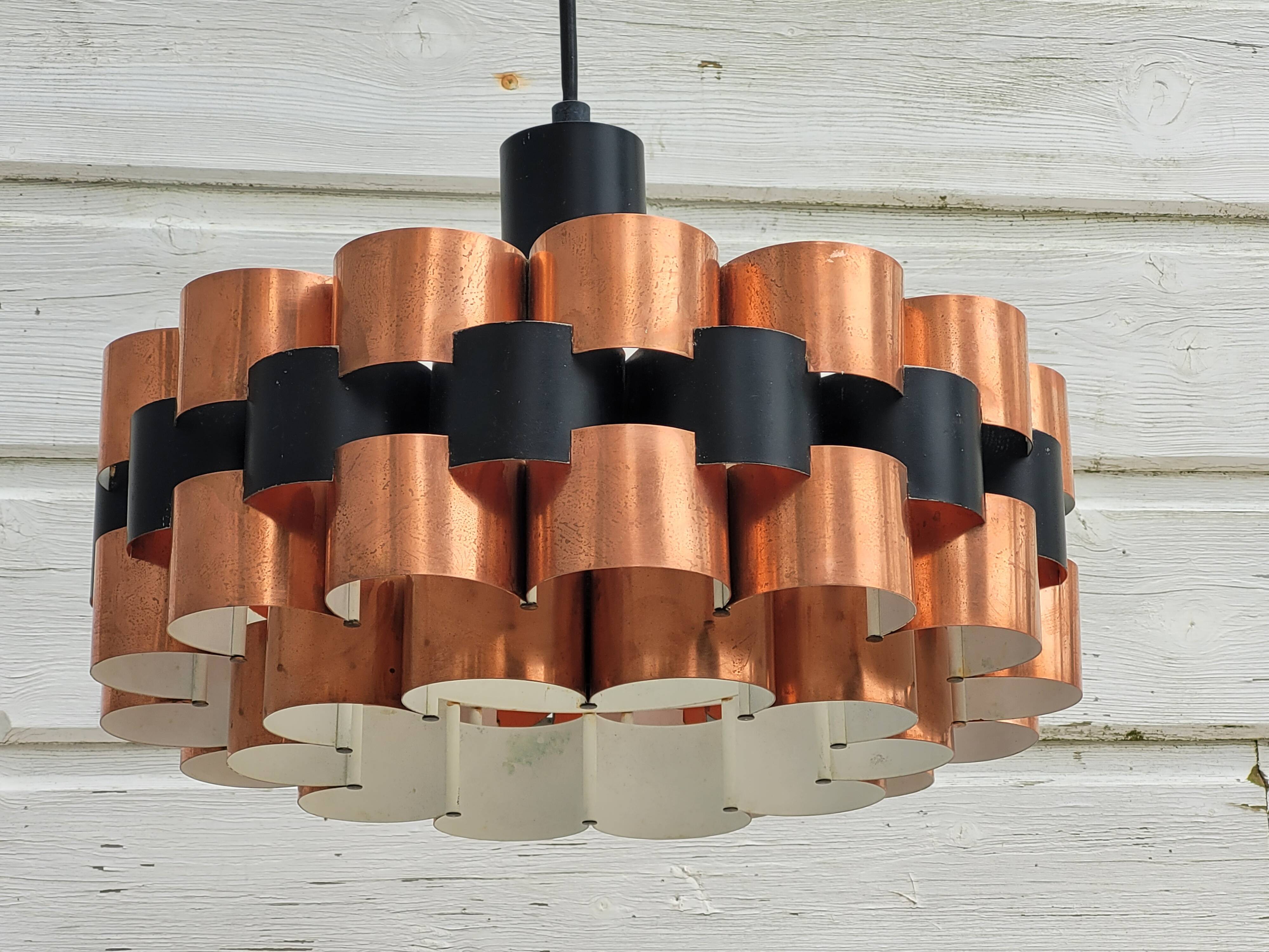 Scandinavian pendant lamp by Werner Shou, circa 1970