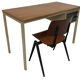 Bureau vintage avec chaise Marko & Galvanitas années 60 Pays-Bas