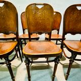 Six chairs produced by Kohn