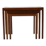 1960s nesting ceramic tile tables, Denmark