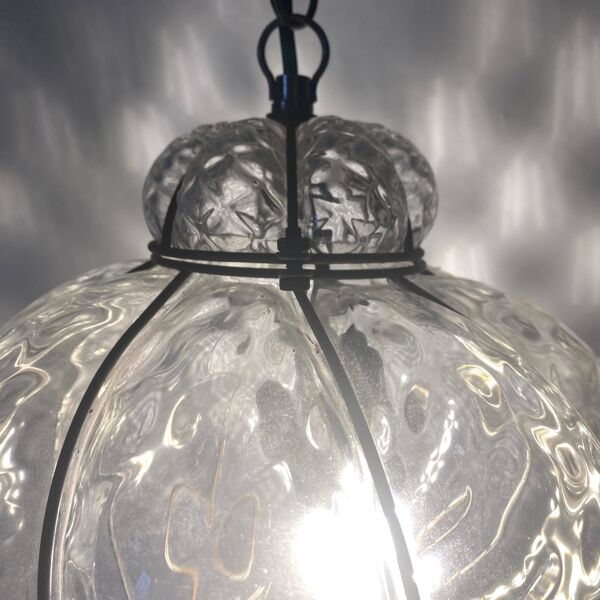 Lanterne vénitienne en verre de Murano